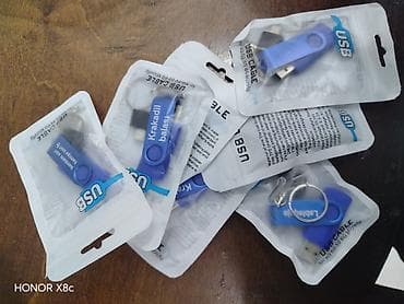 sd kartlar: USB fleş yaddaş + OTG adapter dəsti 64gb yaddas isdifadə edilmiyib — 5