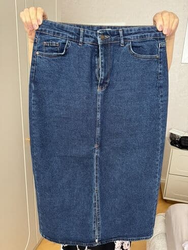 джинсовые юбки на пуговицах: 45manata alinib geyinilmiyib hec tezedir 25manata satilir Denim yubka — 1