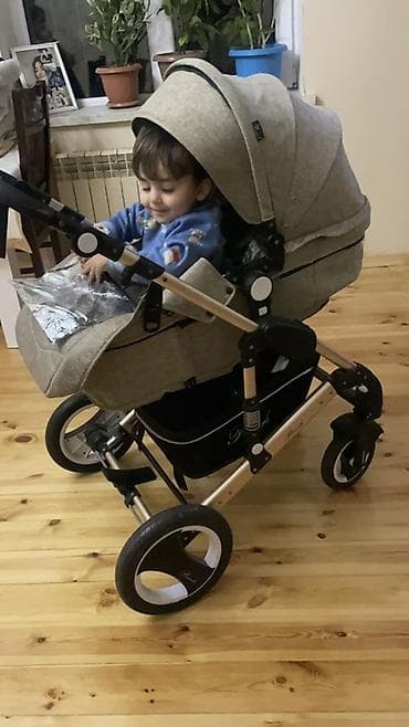 Игрушки: Коляска-люлька съемная, Б/у — 3