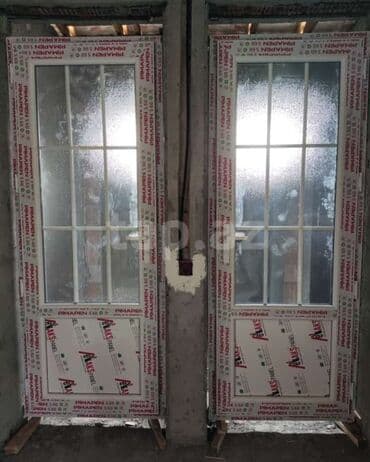 qaplar ev: Yeni İkiqat şüşə paketi Plastik pəncərə, Еni: 1 sm, Uzunluğu: 100 sm, Pulsuz quraşdırma — 5