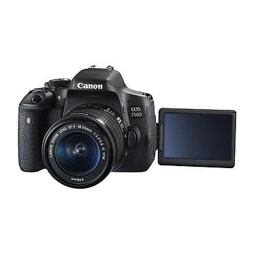 **Canon EOS 750D fotoaparat** Canon EOS 750D modeli olan rəqəmsal — 1