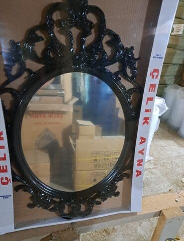 android guzgu: Güzgü Divar üçün, Oval, Dekorativ, Naxışlı — 5