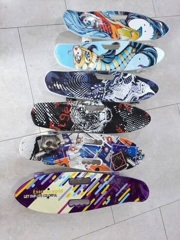 uşaqlar üçün tekerli krosovkalar: Pennyboard Skeybord, Kaykay, Skeyt və Pennyboardlar🛹 🔹️İşıqlı gel — 1