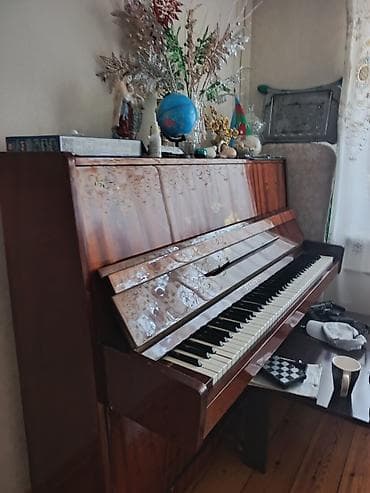 gitara akustik: Akkustik piano – “Belarus” upright model - Korpus: parlaq taxta (maun — 6