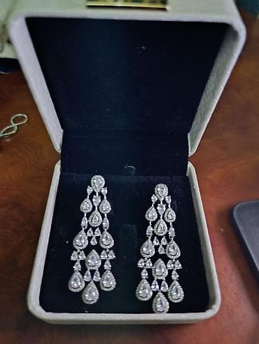 yuxuda sirga: Sırğa, Chopard, Gümüş — 3