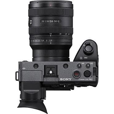 sony 2500: Sony Cinema Line FX2 kino kamerası + FE 24–50mm F2.8 G obyektivi - — 1