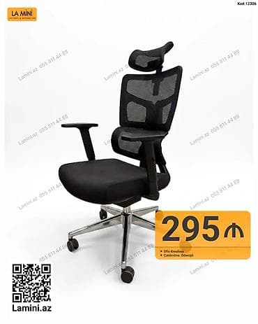 LA MINI ofis kreslosu – kod: 12306 - Erqonomik dizayn: mesh bel və — 1
