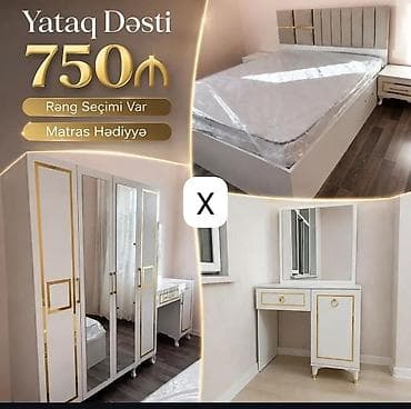 tumbuckalar: Yataq Dəsti – 750 ₼ - Rəng seçimi mövcuddur - Matras hədiyyə Dəst — 1