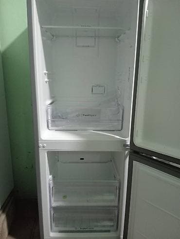 subwoofer satilir: Yeni 2 qapılı Soyuducu Satılır, rəng - Boz, Təkərli — 2