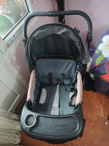 детские подножки для детских колясок: Uşaq arabası – komfortlu və praktik model - Rəng: tünd boz kumaş — 2