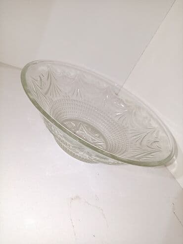 meyvə tərəvəz: Meyvə qabı. təmiz xrustal Belarusiya istehsalı — 3