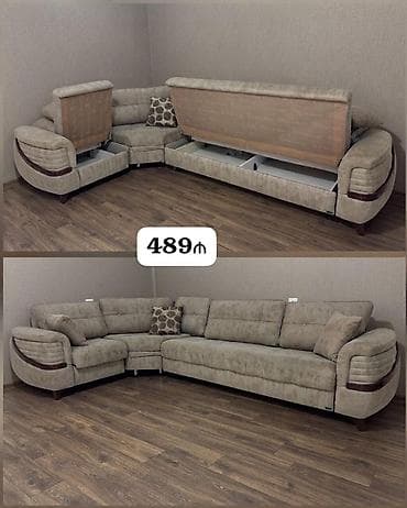 Künc divan, İşlənmiş, Açılan, Bazalı, Parça, Çatdırılma yoxdur