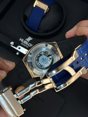 Saat dəstləri: Hublot Classic Fusion Chronograph – mavi temalı dəst - Korpus — 5
