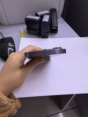 Информатика: IPhone 14 Pro, 256 ГБ, Deep Purple, Беспроводная зарядка, Face ID, С документами — 2