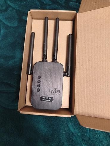 Wi‑Fi Repeater / AP gücləndirici Xüsusiyyətlər: - 4 antenalı dizayn –