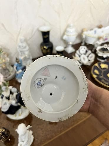 ev üçün dekor: Fiqur, Keramika, rəng - Ağ — 4