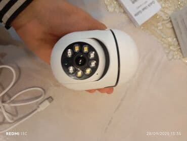 atv plus ayliq qiymeti: Wi‑Fi təhlükəsizlik kamerası Gecə görmə. Hərəkəti izləyir. Adaptırsız — 4