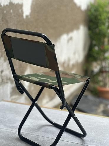 taxta stullar: Plyaj, piknik stulu, Metal — 1