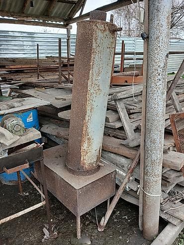 Hamam Kalonkasi Metalkorpuslu odun/kömür sobası - Material: qalın