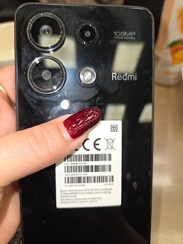 Audio: Redmi smartfon Əsas xüsusiyyətlər: - Arxa kamera: 108 MP (Capture — 2