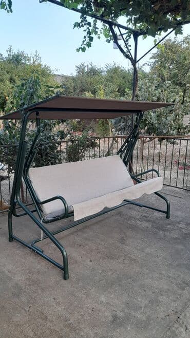 современные диваны: Divan-yelləncək, Zontikli, Metal — 6