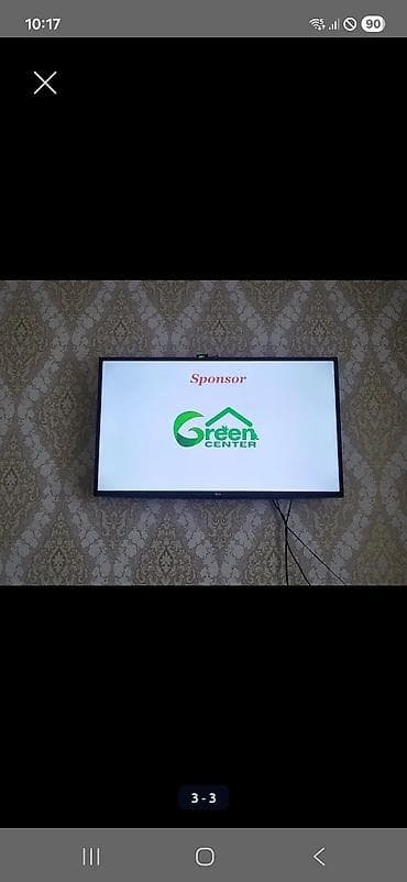 LG LED televizor (divara asma) - Ekran: təxminən 40–43 düym