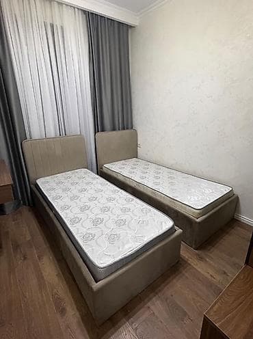 Təknəfərlik çarpayı, Bazalı, Matras ilə, Siyirməsiz