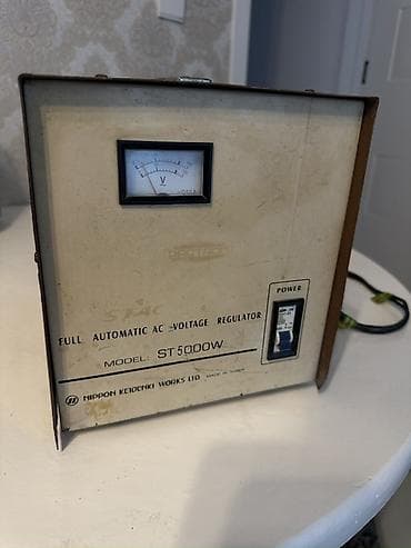 kreditle drel: Məhsul: Tam avtomatik AC gərginlik tənzimləyici (stabilizator) Brend — 2