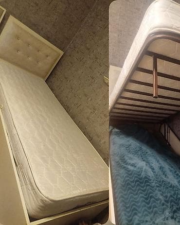 Təknəfərlik çarpayı, Bazasız, Matras ilə, Siyirməsiz