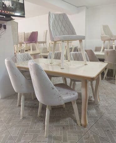 венский стул: Qonaq otağı üçün, Yeni, Açılan, Kvadrat masa, 6 stul — 3