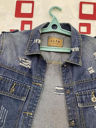 J.L.F.X denim gödəkçə - Material: qalın denim (pambıq qarışımı) - — 2