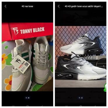 Məhsul: Kişi idman ayaqqabıları – 42 raz - Brend: Tonny Black (qutusu lalafo.az -da Məhsul: Kişi idman ayaqqabıları – 42 raz - Brend: Tonny Black (qutusu
