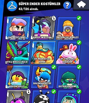 se pro: Brawl Stars hesabı !! Hesab ilk verilmir!! - Kupa yolu: 16.188 - — 8