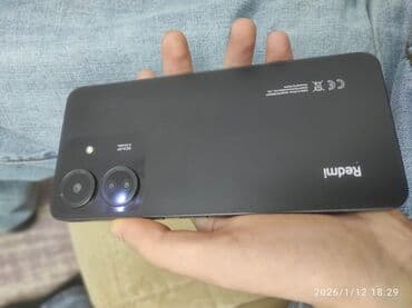 Qazanlar: Redmi 13C, 128 GB, rəng - Qara, Sensor — 3