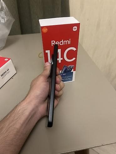 iqos 2 ci el: Redmi 14C, 256 GB, rəng - Qara, İki sim kartlı — 4
