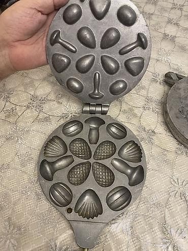 şam qəlibi: Şirniyyət qəlibləri, rəng - Boz, Metal, Dairəvi, 2 — 4