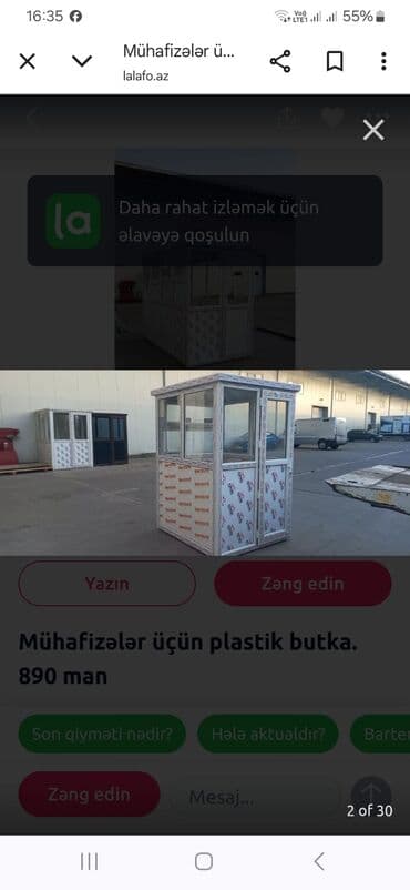 konteynerdən mağaza: Mühafi̇zə butkalari. Kəyfi̇yyatli̇. Sərfəli̇. Sürətli̇ — 9
