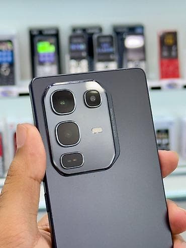 et maşını: Infinix Note 50 Pro, 256 GB, rəng - Boz, Sensor — 4