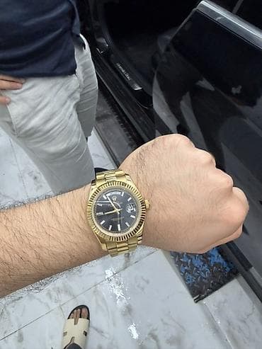 Наручные часы: Rolex Day-Date 1:1 ideal veziyyetde giymetde simvolik endirim — 2