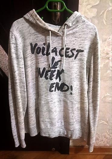 antik etir: Svitşot, H&M, XL, rəng - Boz — 1