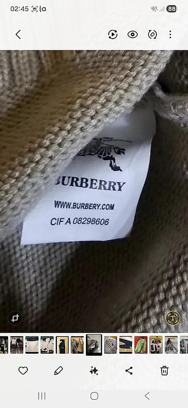 Burberry uşaq dəsti – 2 hissə - Ölçü: 6–7 yaş - Model: klassik — 2