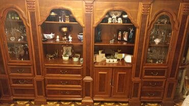 1 kub taxta nece kvadratdir: Б/у, Распашной, Угловой шкаф, Сервант, Италия — 2