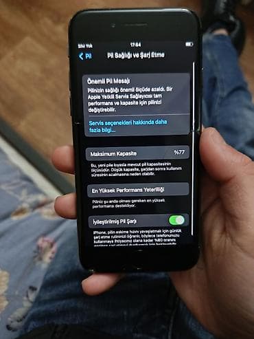 telefon redmi note 8: IPhone 8, Jet Black, Qırıq — 4