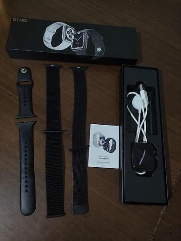 DT NO.1 smart saat dəsti. (İşlenmiş) Xüsusiyyətlər: - Kvadrat