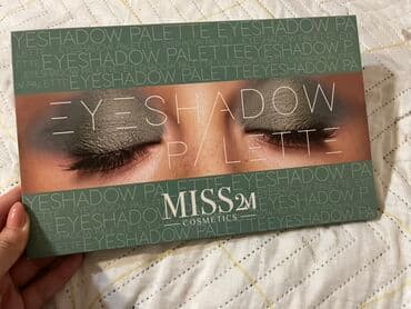 женские матовые помады: Göz kölgələri palitrası, MISS 24 kosmetika brendi tərəfindən istehsal — 1