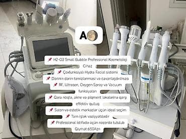 acnelyse 0.1: H2 02 small bubble professional kosmetoloji cihaz çoxfunksiyalı hydra — 1