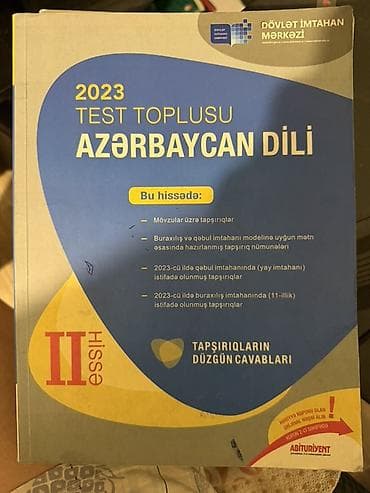 qantel satışı: Satılır: 9-cu sinif buraxılış imtahanına hazırlıq kitabları və DİM — 4