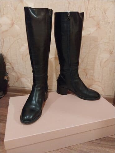 əsgər çəkməsi: Çəkmə, Ölçü: 39, rəng - Qara, İşlənmiş — 3