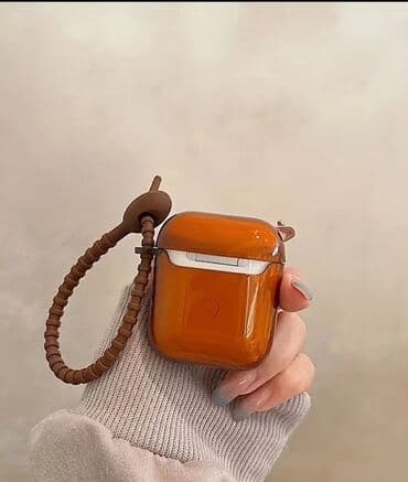 Жёсткие диски (HDD): Kofe Temalı AirPods Qabı - Uyğunluq: AirPods (klassik/AirPods 1-2 — 2