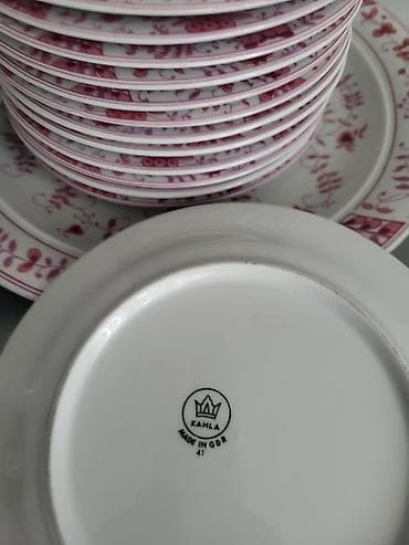 yemek desdi: Nahar dəsti, rəng - Ağ, Farfor, Almaniya — 3